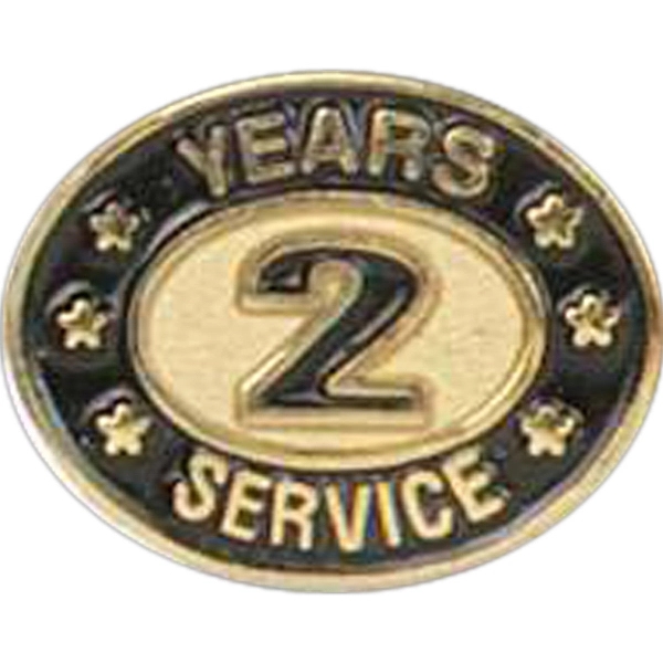 Years of service die struck lapel pin with butterfly clutch. Blank.... from ASI 93235 Valley Casting Inc