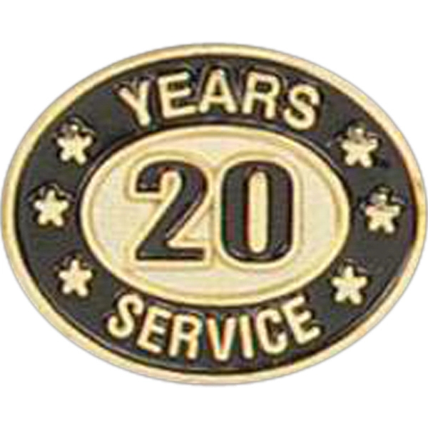 Years of service die struck lapel pin with butterfly clutch. Blank.... from ASI 93235 Valley Casting Inc