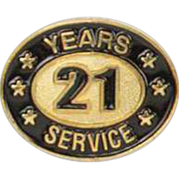 Years of service die struck lapel pin with butterfly clutch. Blank.... from ASI 93235 Valley Casting Inc