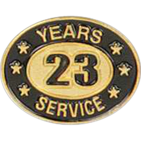 Years of service die struck lapel pin with butterfly clutch. Blank.... from ASI 93235 Valley Casting Inc