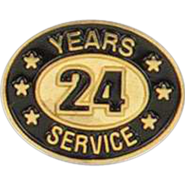 Years of service die struck lapel pin with butterfly clutch. Blank.... from ASI 93235 Valley Casting Inc