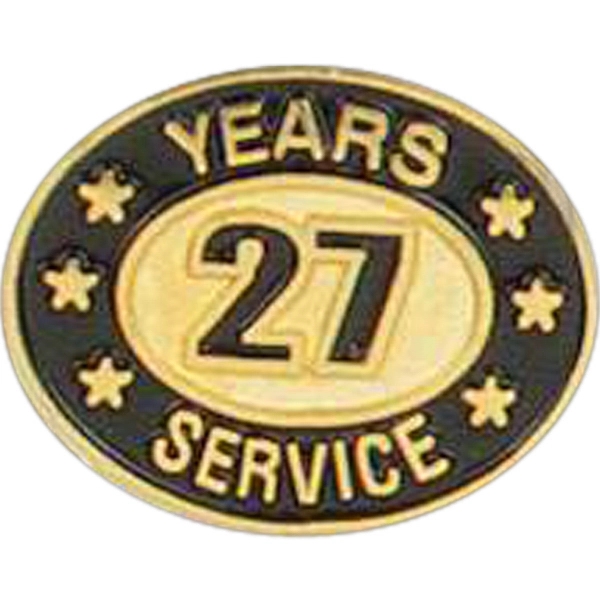 Years of service die struck lapel pin with butterfly clutch. Blank.... from ASI 93235 Valley Casting Inc