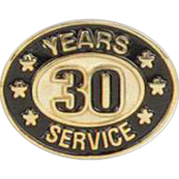 Years of service die struck lapel pin with butterfly clutch. Blank.... from ASI 93235 Valley Casting Inc