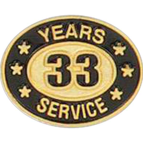 Years of service die struck lapel pin with butterfly clutch. Blank.... from ASI 93235 Valley Casting Inc