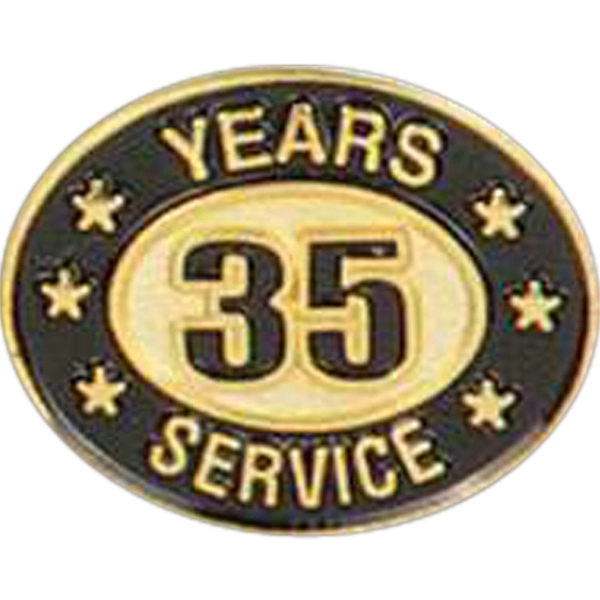 Years of service die struck lapel pin with butterfly clutch. Blank.... from ASI 93235 Valley Casting Inc