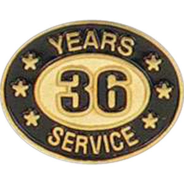 Years of service die struck lapel pin with butterfly clutch. Blank.... from ASI 93235 Valley Casting Inc