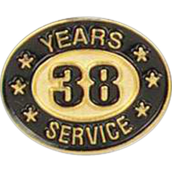 Years of service die struck lapel pin with butterfly clutch. Blank.... from ASI 93235 Valley Casting Inc