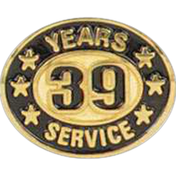 Years of service die struck lapel pin with butterfly clutch. Blank.... from ASI 93235 Valley Casting Inc