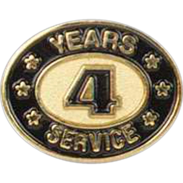 Years of service die struck lapel pin with butterfly clutch. Blank.... from ASI 93235 Valley Casting Inc