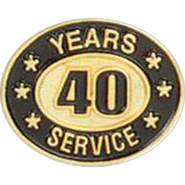 Years of service die struck lapel pin with butterfly clutch. Blank.... from ASI 93235 Valley Casting Inc