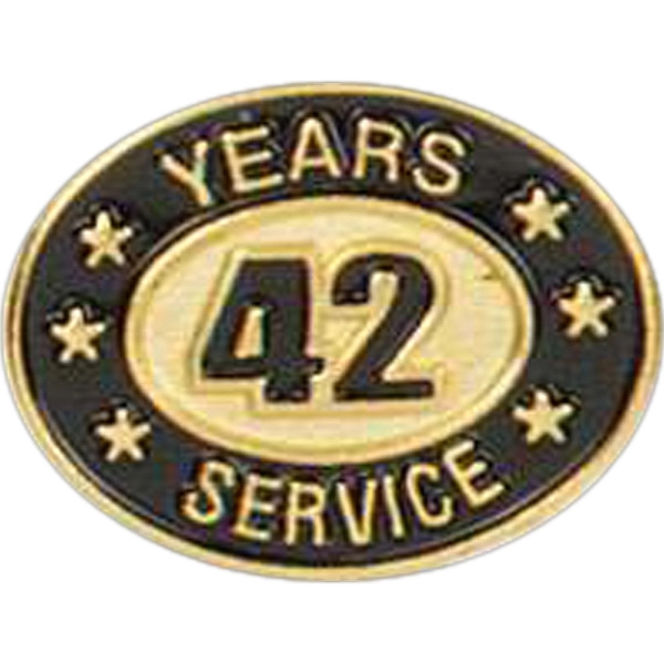 Years of service die struck lapel pin with butterfly clutch. Blank.... from ASI 93235 Valley Casting Inc