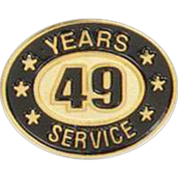 Years of service die struck lapel pin with butterfly clutch. Blank.... from ASI 93235 Valley Casting Inc