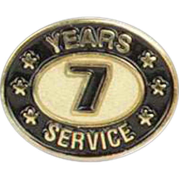 Years of service die struck lapel pin with butterfly clutch. Blank.... from ASI 93235 Valley Casting Inc