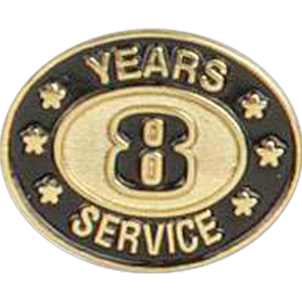 Years of service die struck lapel pin with butterfly clutch. Blank.... from ASI 93235 Valley Casting Inc