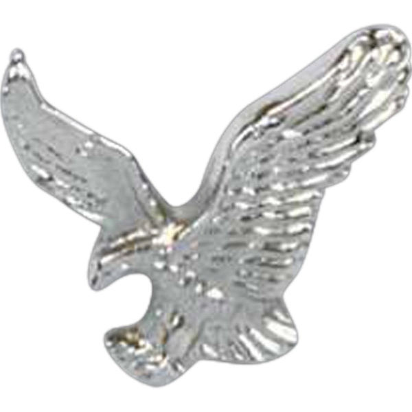 Stock cast eagle shape lapel pin with butterfly clutch. Blank.... from ASI 93235 Valley Casting Inc