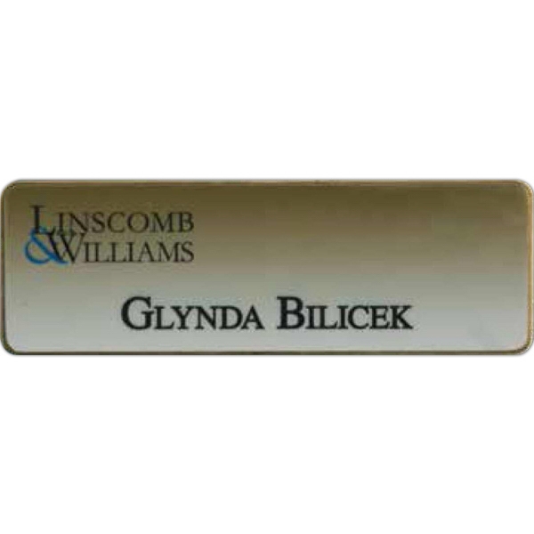 Name Badges with Deluxe Magnetic Backing.  3" Wide.  Perfect... from ASI 55610 Gempire/Floral Promotions