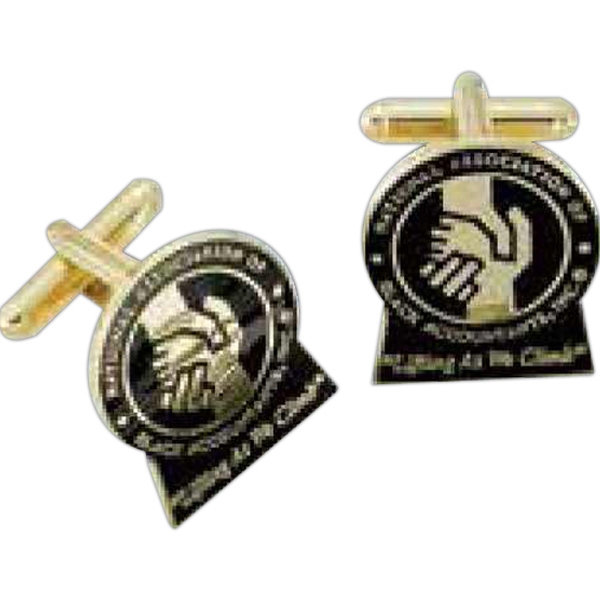 Cuff Links - Velour Boxed Per Pair.... from ASI 55610 Gempire/Floral Promotions