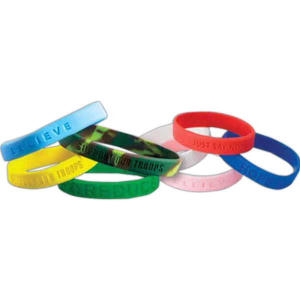 Stock Silicone Bracelet.... from ASI 55610 Gempire/Floral Promotions