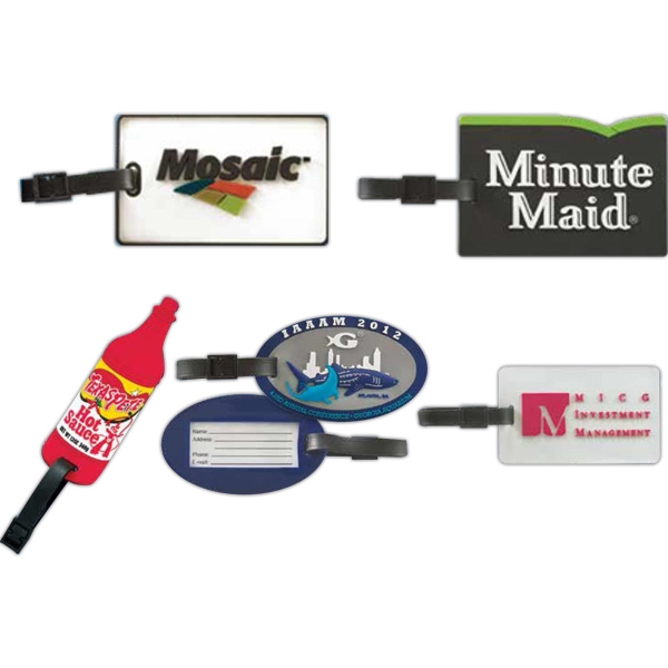 Luggage tag made from PVC.... from ASI 55610 Gempire/Floral Promotions