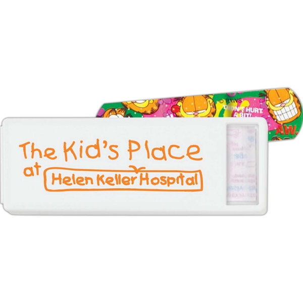 Bio/Ad (TM), Garfield  Paws - Bandage dispenser with 4 latex... from ASI 80150 ZZ DROPPED -Quick Point Inc / Quickpoint (TM)