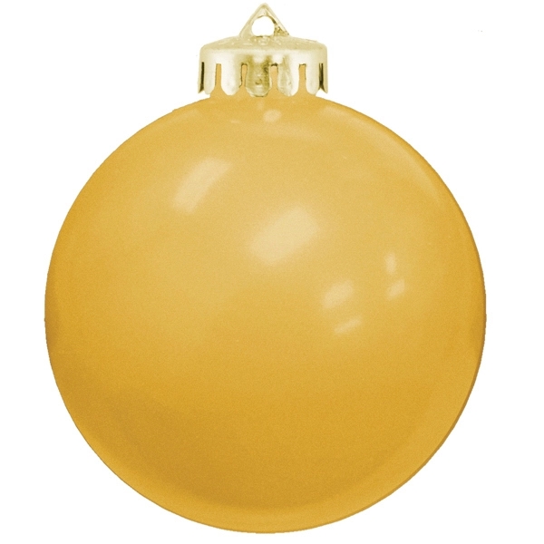 3 1/4" round shatterproof ornament with hanging cord and gift box;... from ASI 55675 Galaxy Balloons Inc / Galactic Fun Time Line