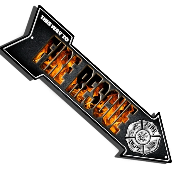 5" x 24" x .024" arrow sign with 6 holes.... from ASI 50120 Dixie Seal & Stamp Co Inc / Dixiline