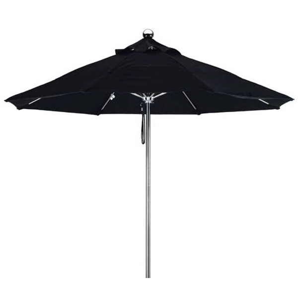 9' Commercial stainless steel market umbrella with fiberglass ribs.... from ASI 40515 BILD Enterprises LLC / Ben-Line