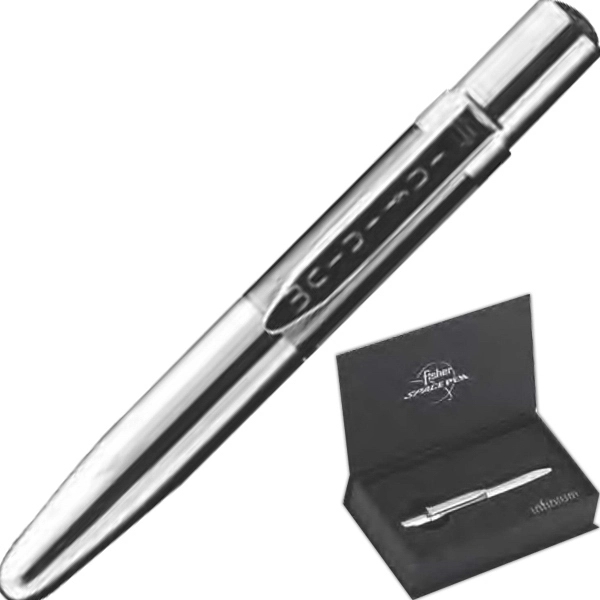 Pen is guaranteed to write throughout one persons lifetime without refilling... from ASI 54423 Fisher Space Pen Co / Fisher Space Pen