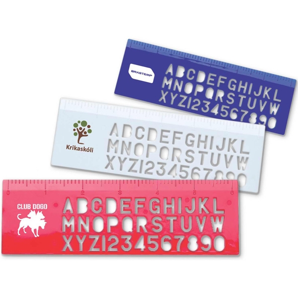 Stencil ruler with full alphabet and number.... from ASI 48500 Dard Products / Tag Master 