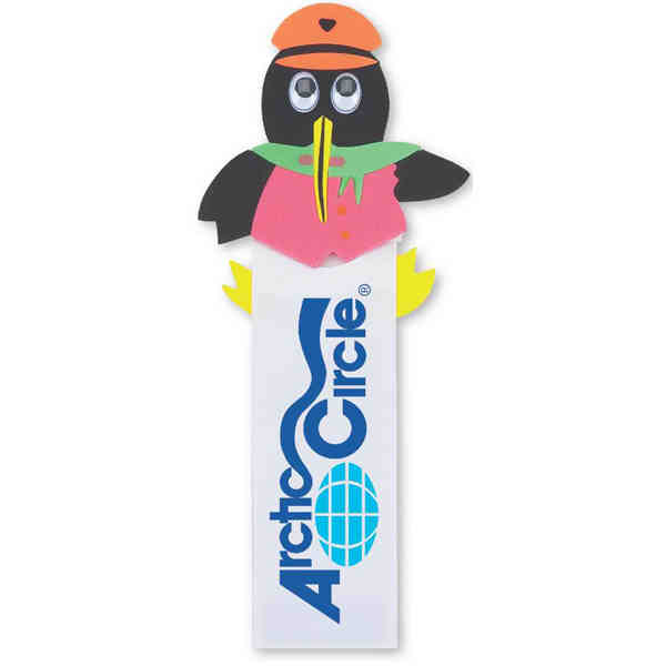Kelvin - Bookmark with penguin body top.... from ASI 48500 Dard Products / Tag Master 