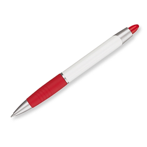 Medium point ballpoint pen with grip section.... from ASI 84833 Newell Custom Writing Instruments / Newell Brands