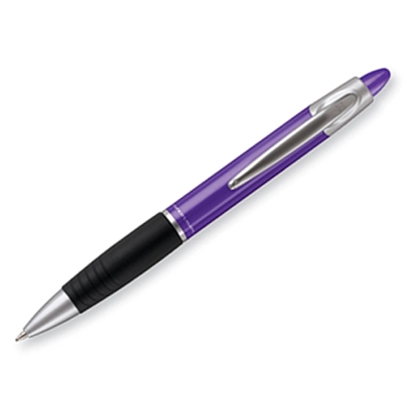 Medium point ballpoint pen with grip section.... from ASI 84833 Newell Custom Writing Instruments / Newell Brands