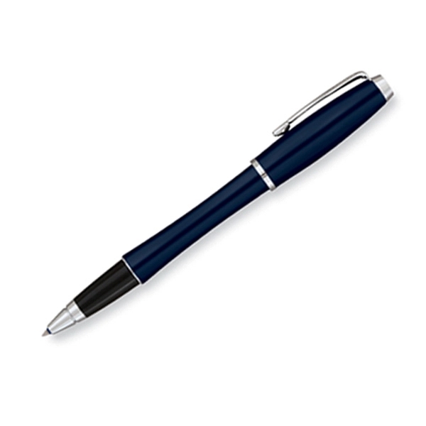 Roller ball pen with chrome plated trim fitted with medium point... from ASI 84833 Newell Custom Writing Instruments / Newell Brands