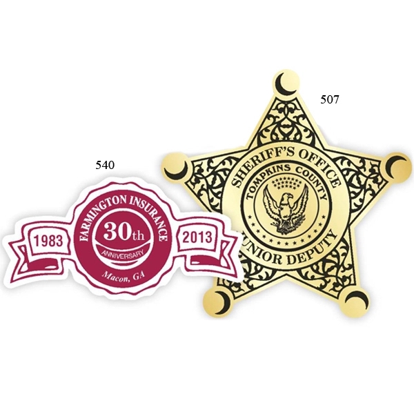 Anniversary shaped label.... from ASI 66040 Label Works / Label Works®