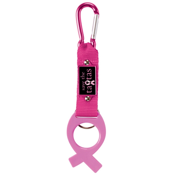 Awareness bottle holder -  Bottle holder with carabiner.... from ASI 78825 ZZ OLD/Drop - Points Of Light Inc / Points of Light