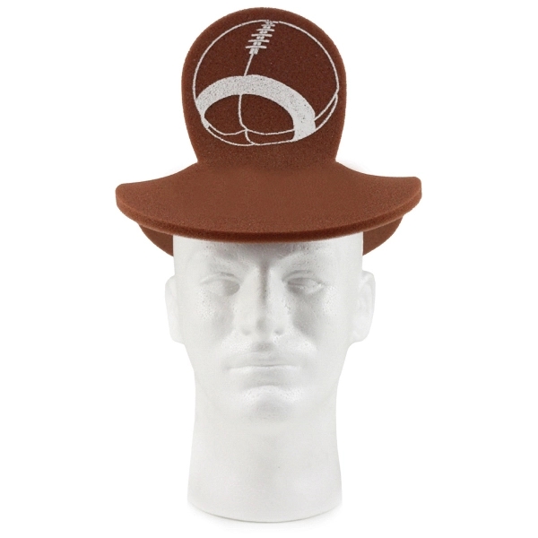 Foam football pop-up visor. One size fits most.... from ASI 54886 Foamworx / FoamWorx
