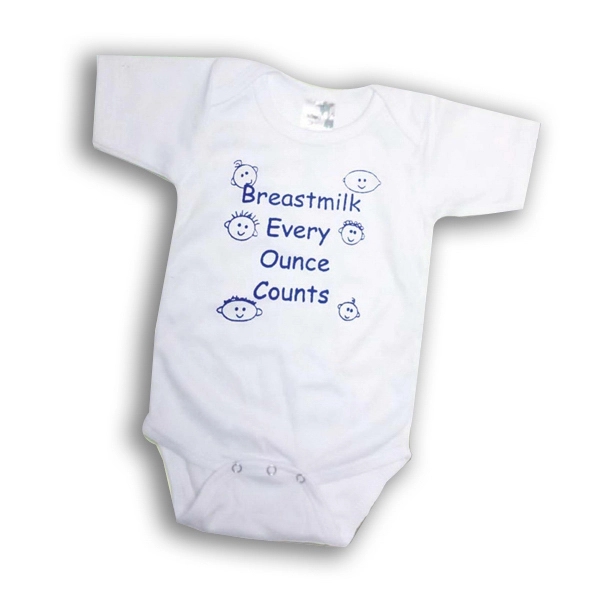 Interlock baby romper made from 65% polyester/35% cotton with snap closure.... from ASI 88310 Southeast Plastics / SE Line/SE Little Line