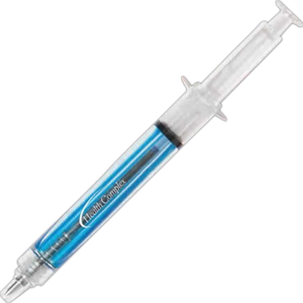 5" plastic ballpoint pen with medical syringe pen.... from ASI 98360 WOWLine / WOWLine®