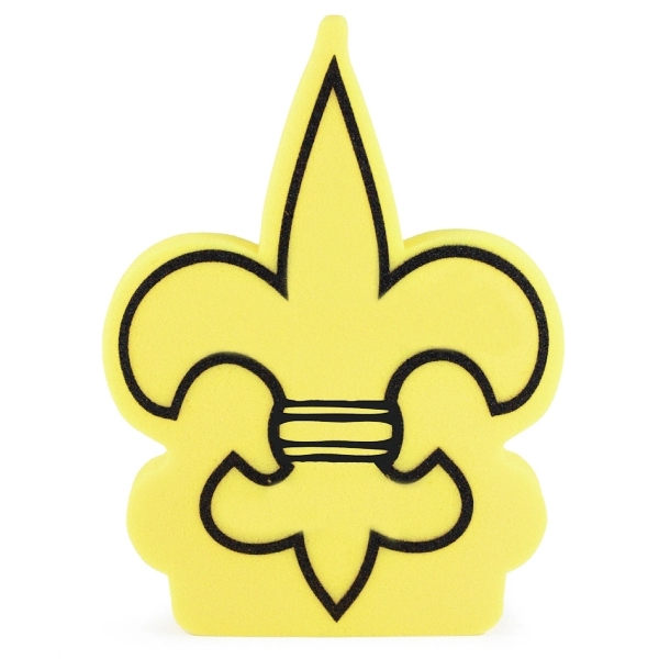 Foam fleur de lys mitt waver, 14" x 10" with a... from ASI 54886 Foamworx / FoamWorx