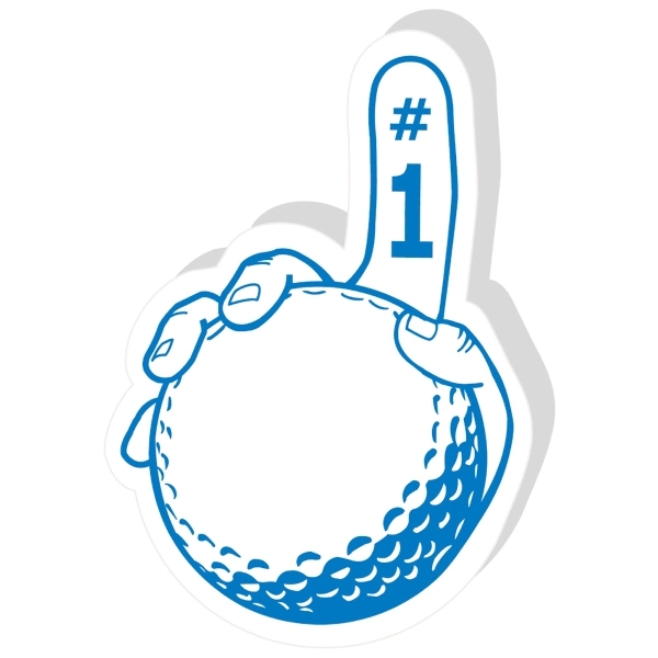 Foam golf ball hand, 17.75" x 14" with a slit for... from ASI 54886 Foamworx / FoamWorx