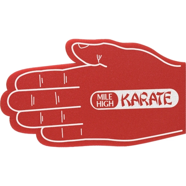 Foam karate chop foam hand, 16" x 9.5" with a slit... from ASI 54886 Foamworx / FoamWorx