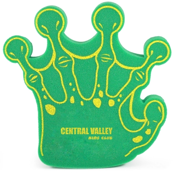 Foam frog hand, 12" x 12" with a slit for hand... from ASI 54886 Foamworx / FoamWorx
