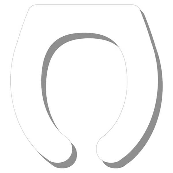 Foam toilet seat, 15" x 14".... from ASI 54886 Foamworx / FoamWorx