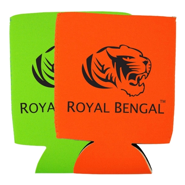 Neon colored neoprene can cooler.... from ASI 57956 Graphco line