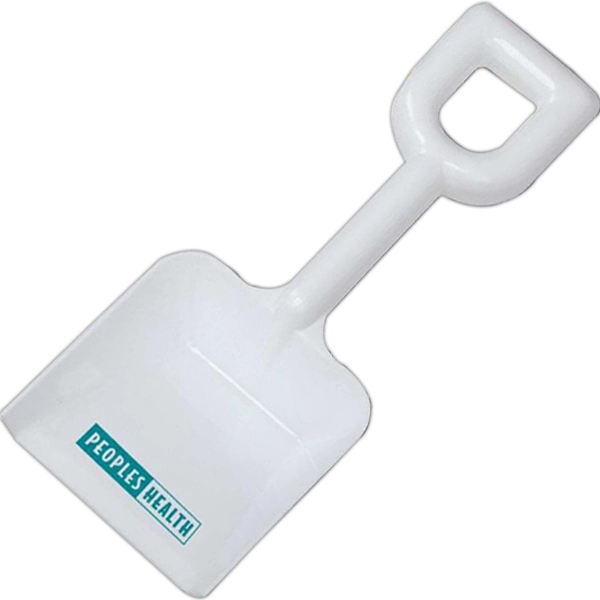 6" white sand shovel with customization.... from ASI 63549 Jornik Manufacturing Corp / Jornik