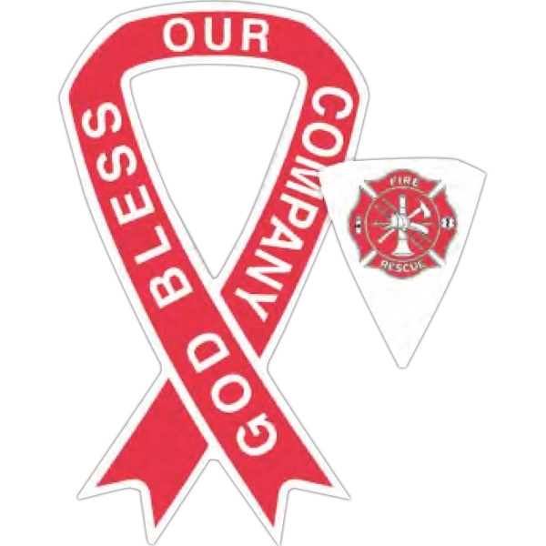 Ribbon shaped small car magnet that's 34 mil thick and measuring... from ASI 66390 LarLu