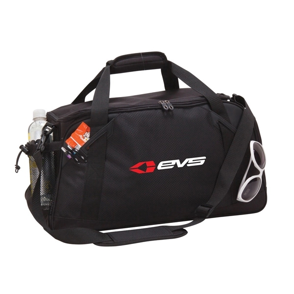 Duffel bag made of 600D Poly, 420D Jacquard and Vinyl.... from ASI 57702 GoodHopeBags, Inc.