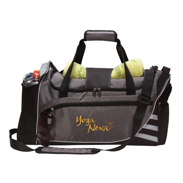 Cooler duffel made of 600D Polyester & 420D jacquard nylon.... from ASI 57702 GoodHopeBags, Inc.