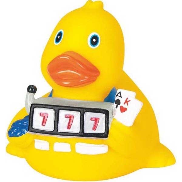 Floatable rubber toy duck that is designed especially for the casino.... from ASI 57705 Goodview Industries Co Inc / Goodview Industries