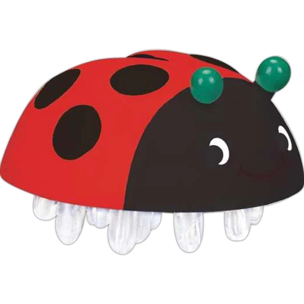 Comfortable Rubber Ladybug Little Dog Massager with rubber feet for a... from ASI 57705 Goodview Industries Co Inc / Goodview Industries